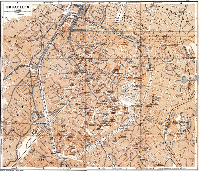 Baedeker Brussel 1905
