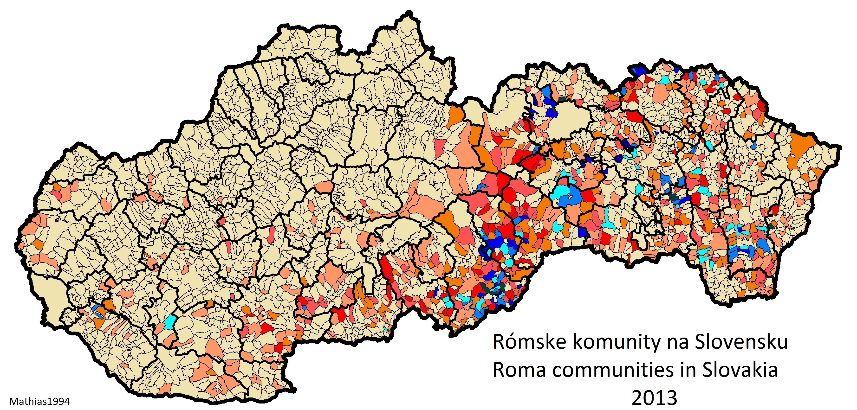 Roma communities 2013