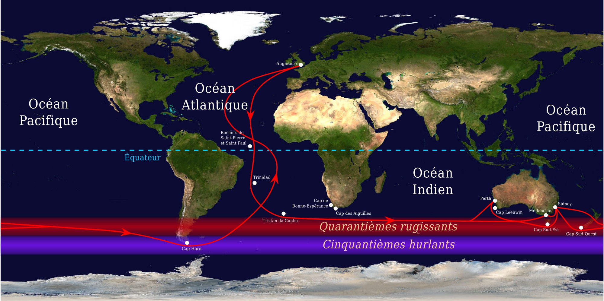Routes commerciales maritimes