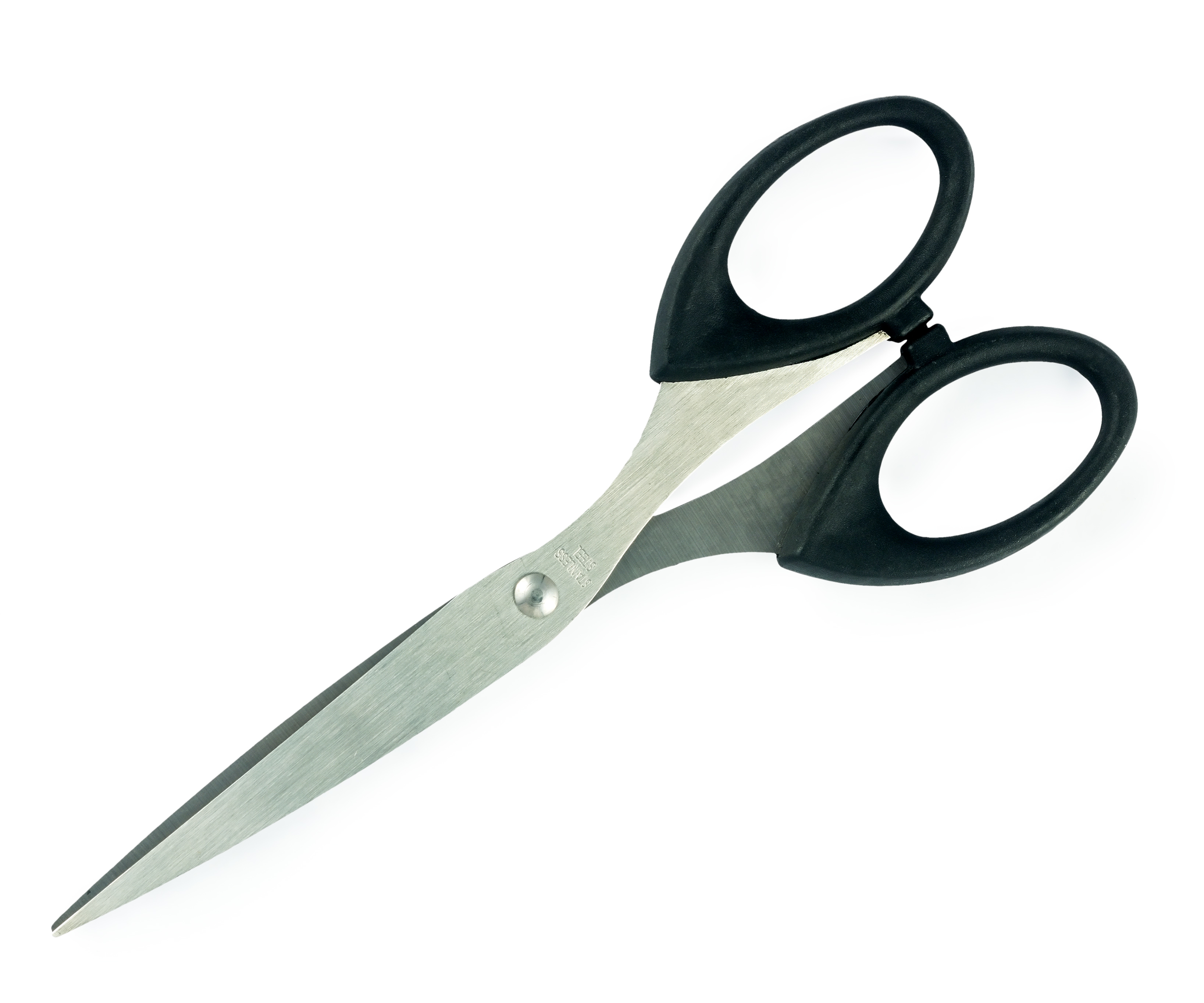 Pair of scissors with black handle, 2015-06-07