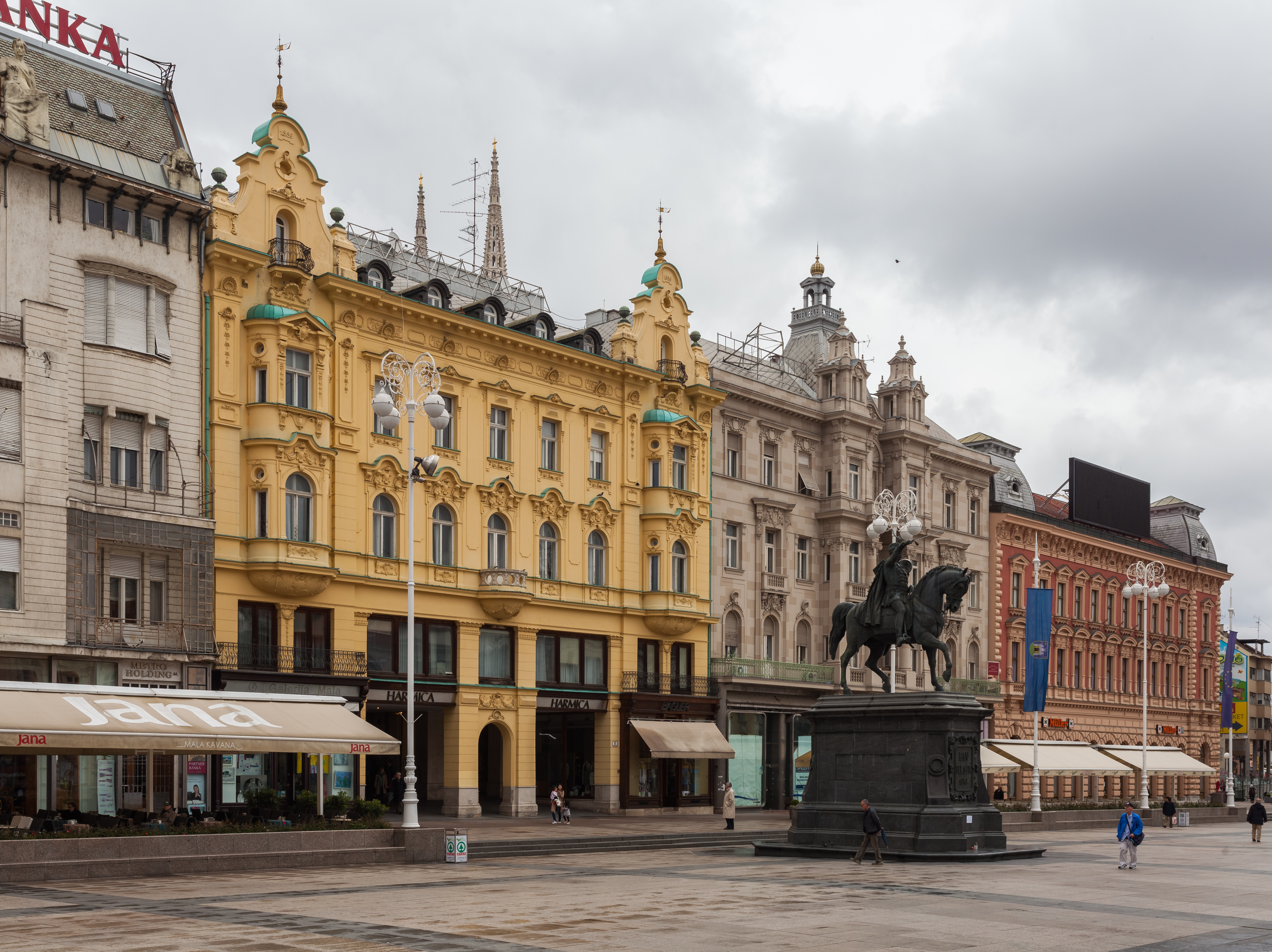 Estatua de Ban Jelacic, Zagreb, Croacia, 2014-04-20, DD 03