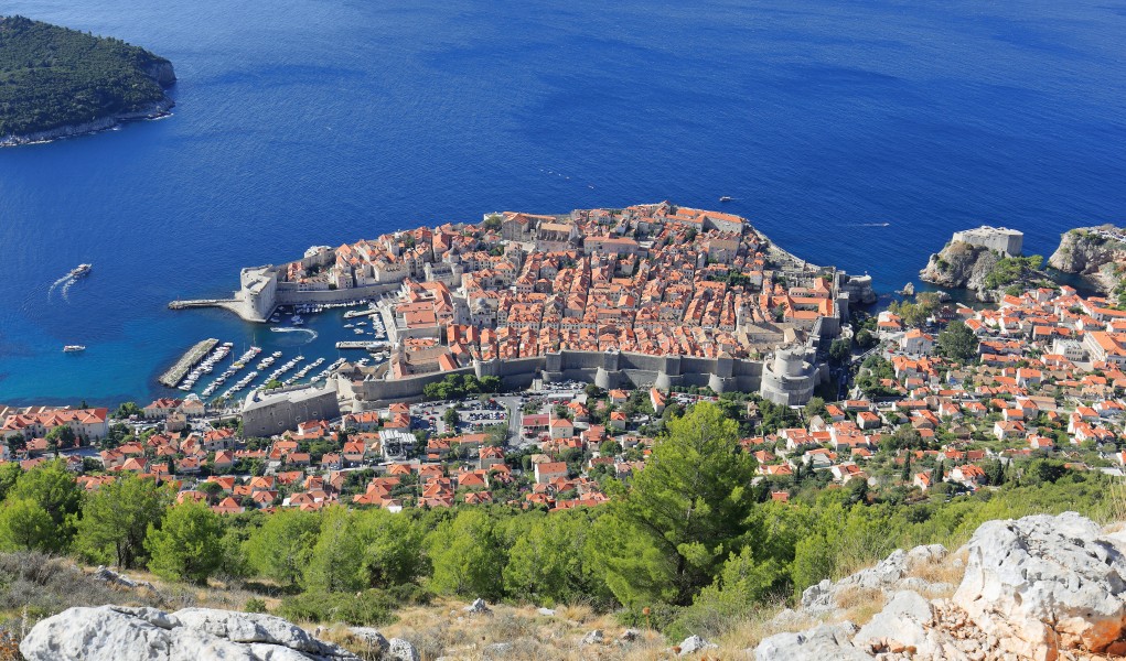 Dubrovnik as seen from Srđ - September 2017