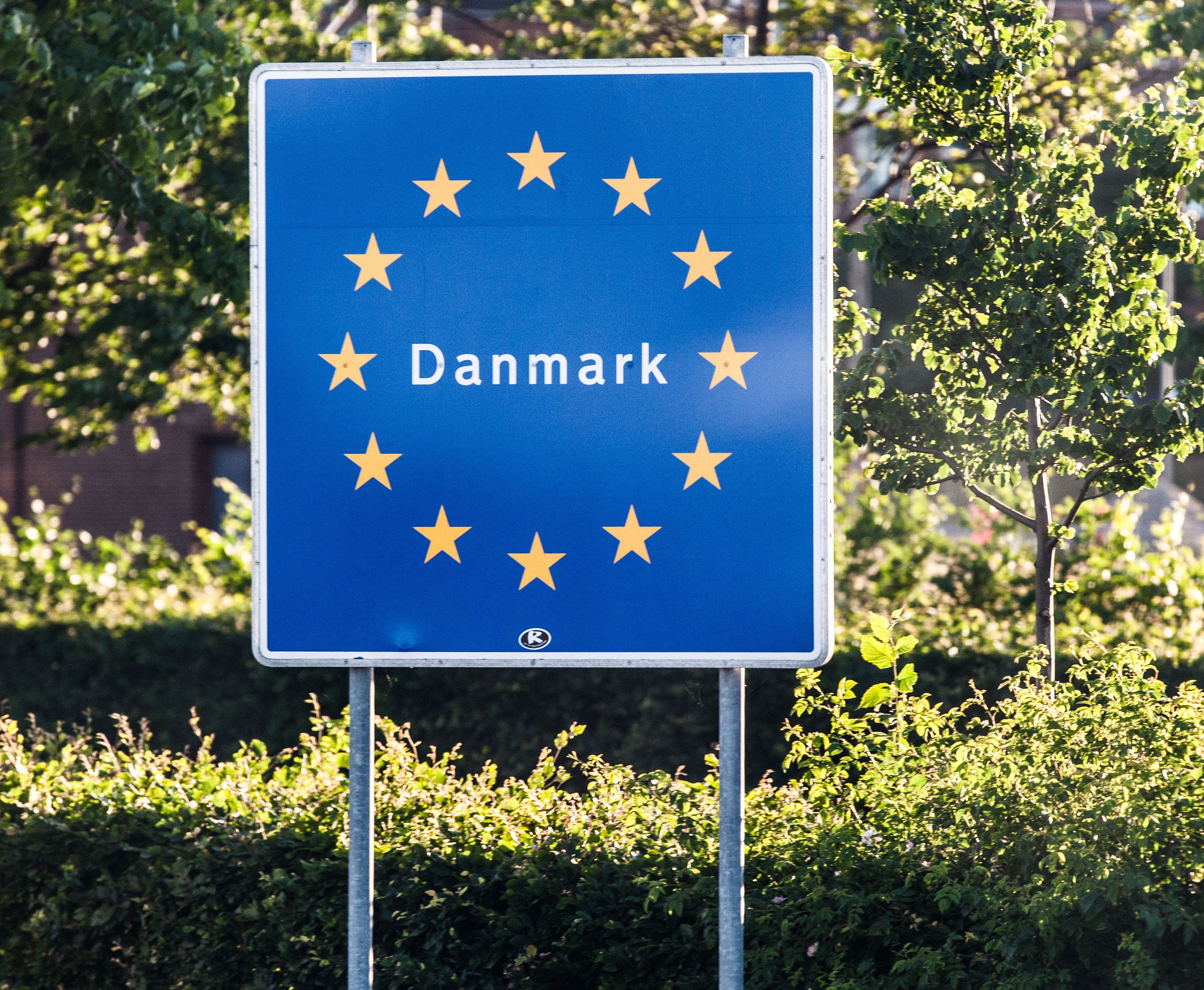 entering Denmark in Helsingør city (arriving by ferry from Helsingborg, Sweden), Denmark, June 2014, picture 9
