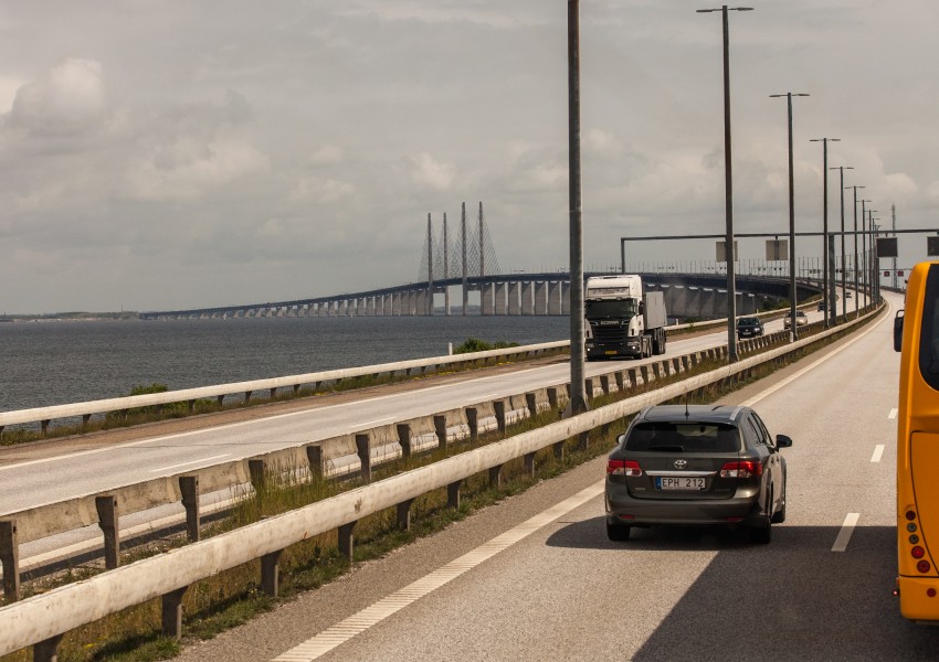 Øresund Bridge, Denmark, June 2014, picture 3/4