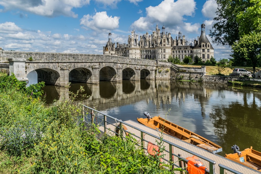 North-west exposure of the Chambord Castle 06