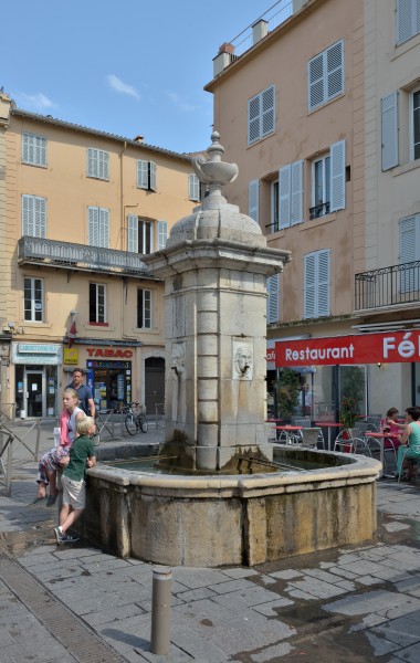 Water fountain in Antibes France