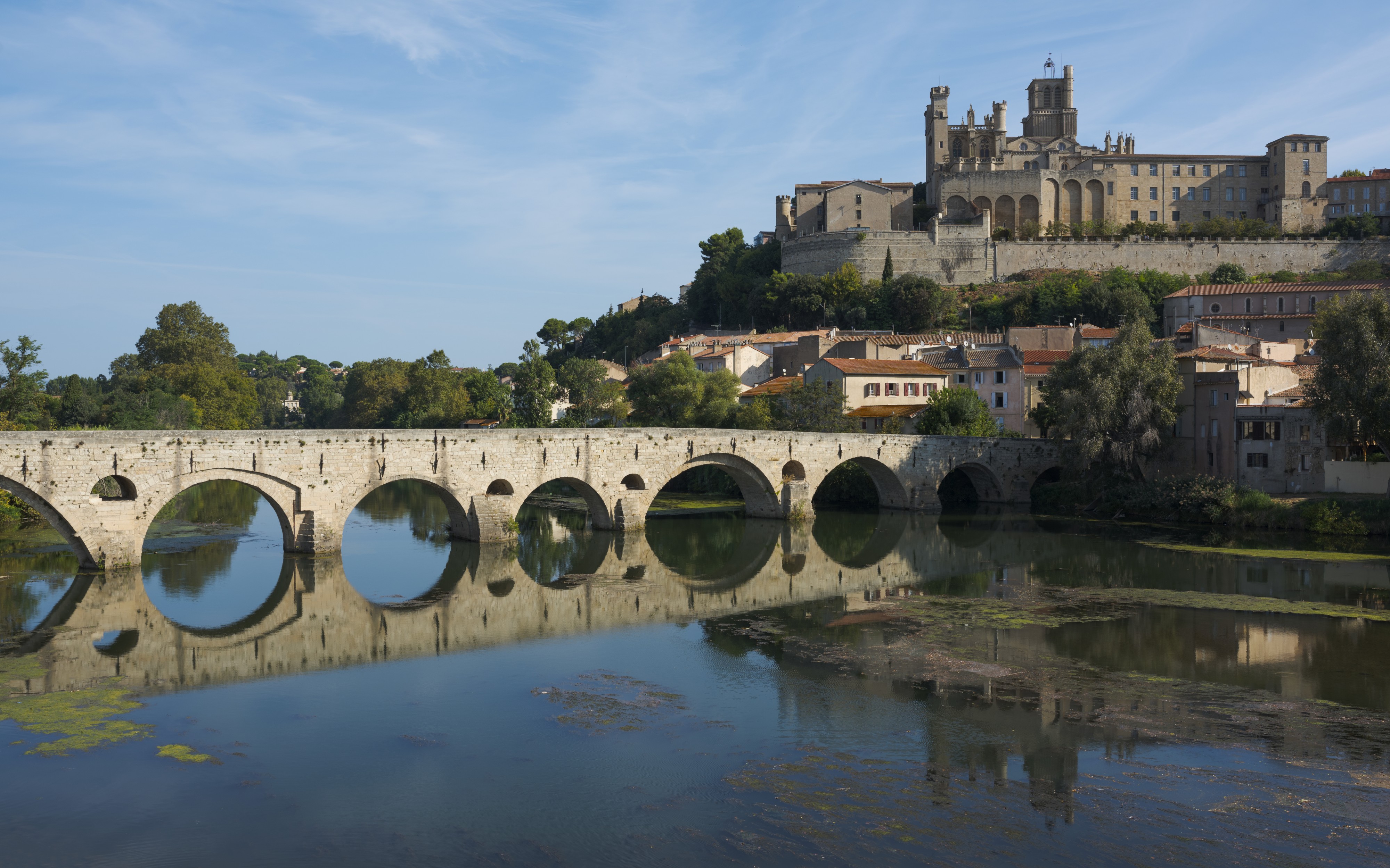 Pont Vieux et Cathédrale Saint-Nazaire de Béziers cf01