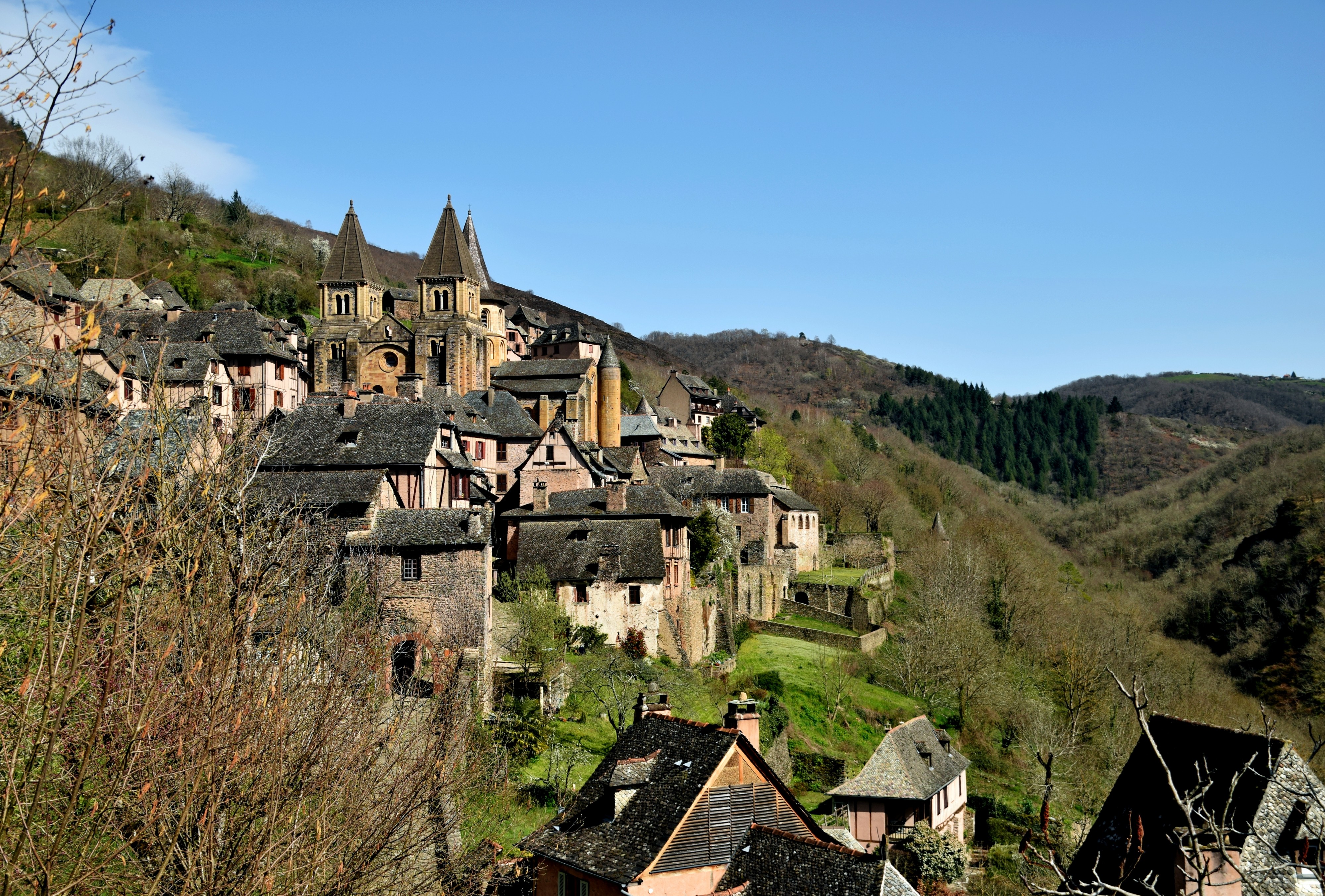 View on Conques
