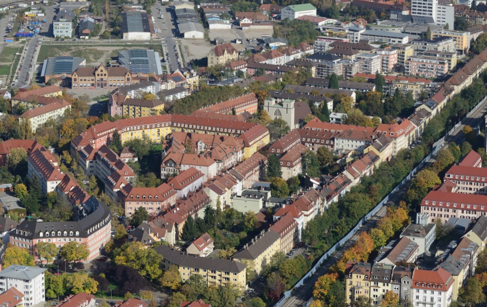 Aerial View - Freiburg im Breisgau-Brühl