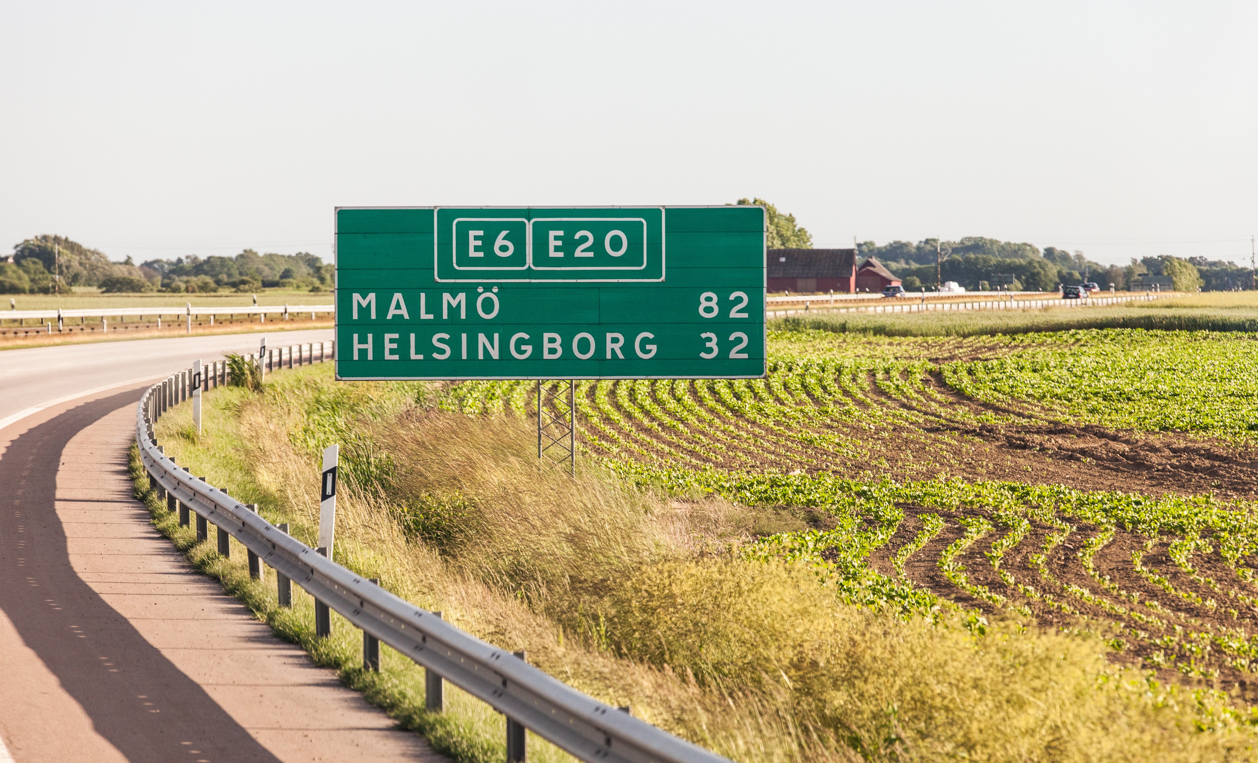 nearing Helsingborg city, Sweden, June 2014, picture 1