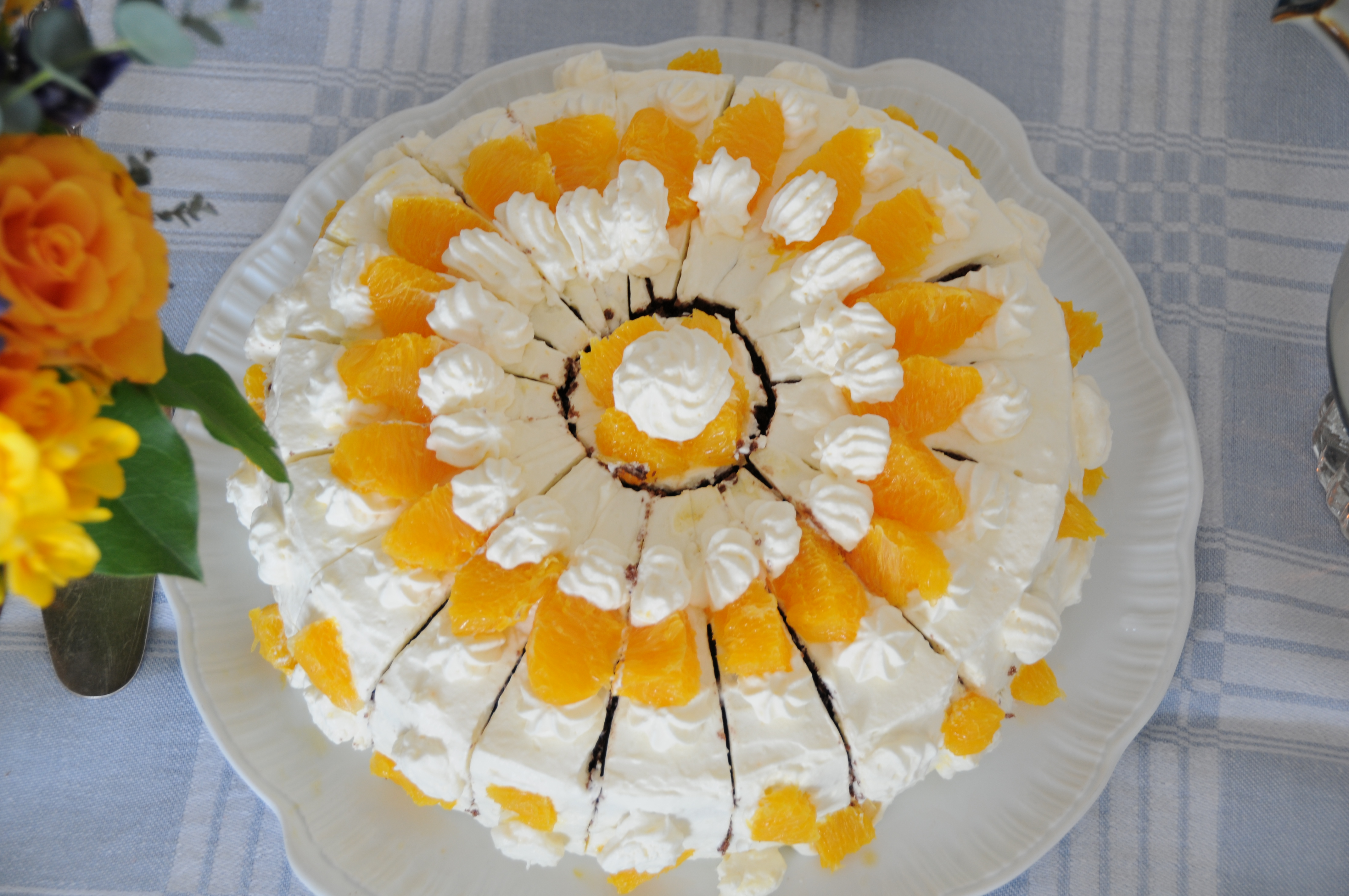 Orangentorte orange cake