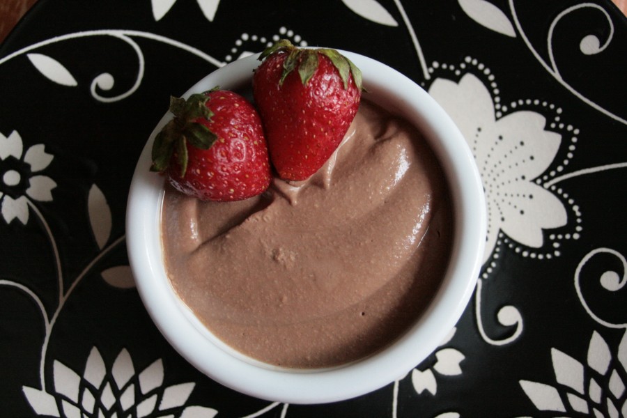 Chocolate mousse using silken tofu and soymilk flickr user crystl