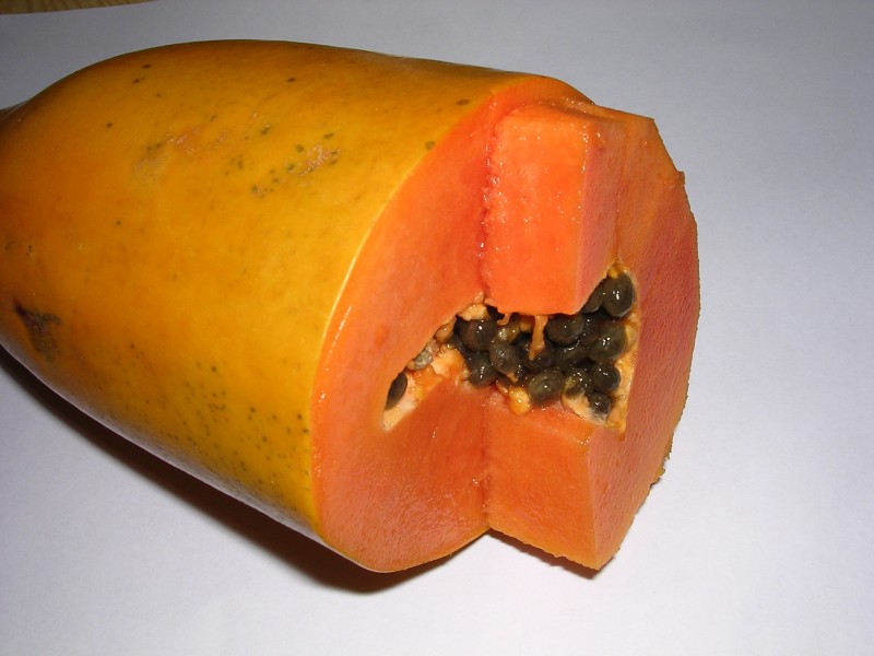 Papaya-oliv