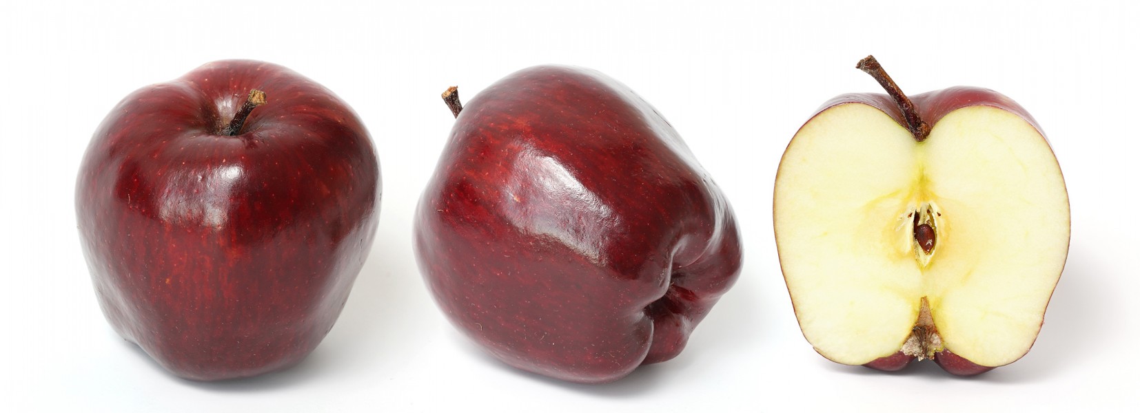 Red delicious and cross section