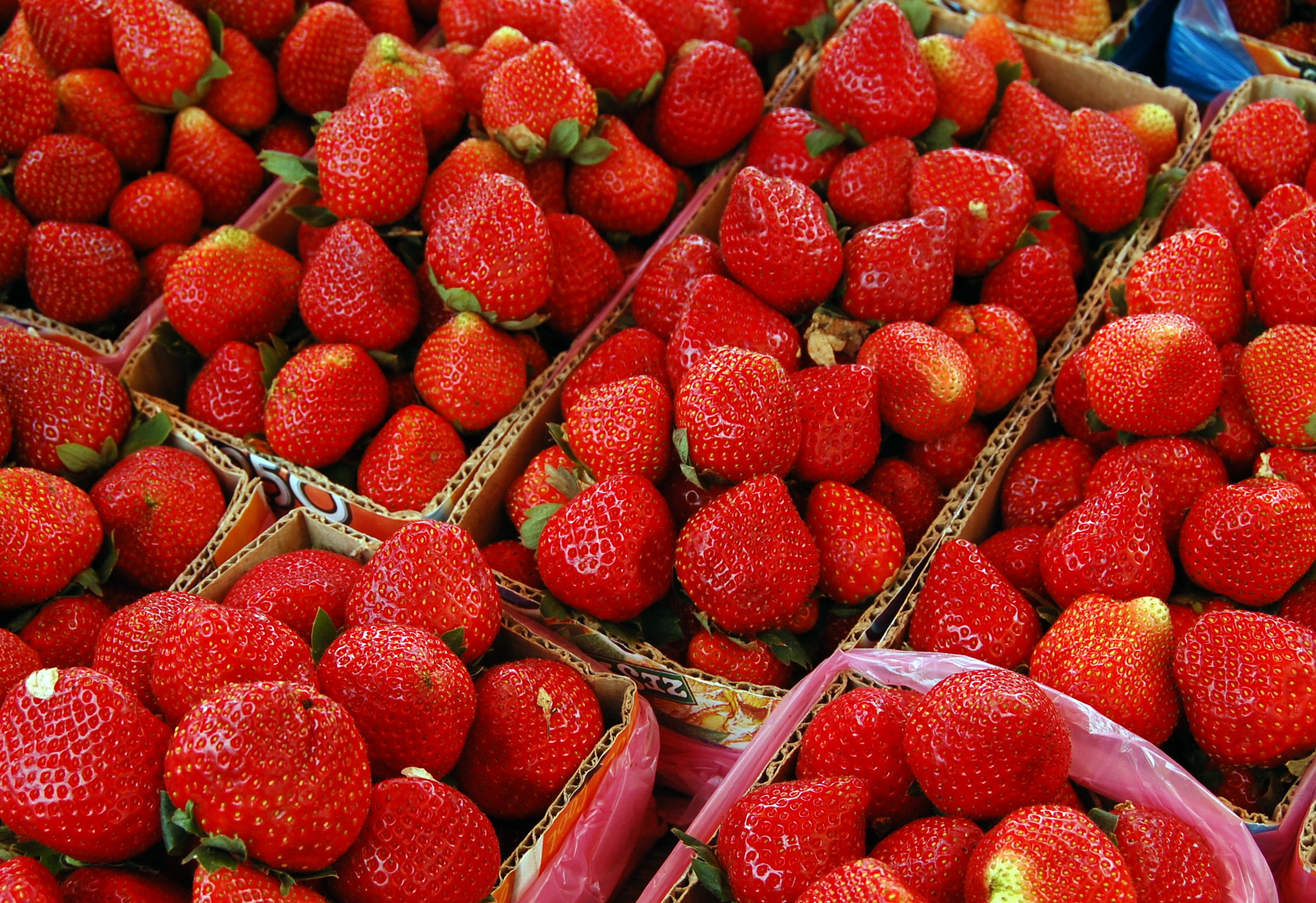 Strawberries for sale in the Philippines