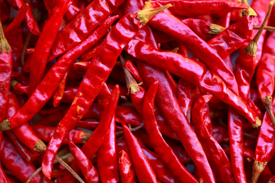 Dried spicy red peppers (4888546786)
