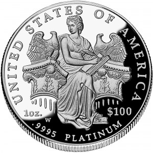 American Platinum Eagle 2006 Proof Reverse