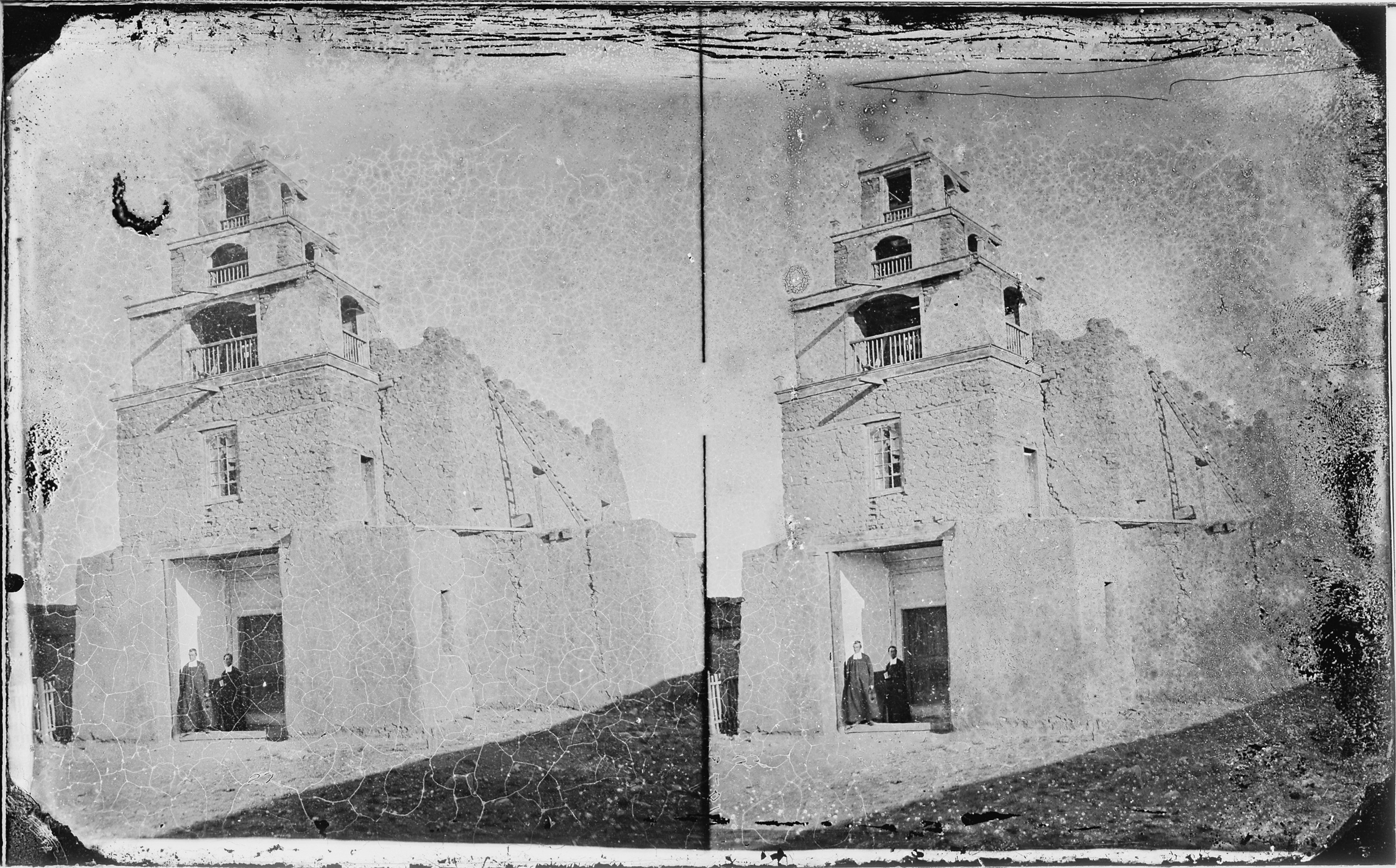 Ancient Church of San Miguel, New Mexico 1873 - NARA - 519747