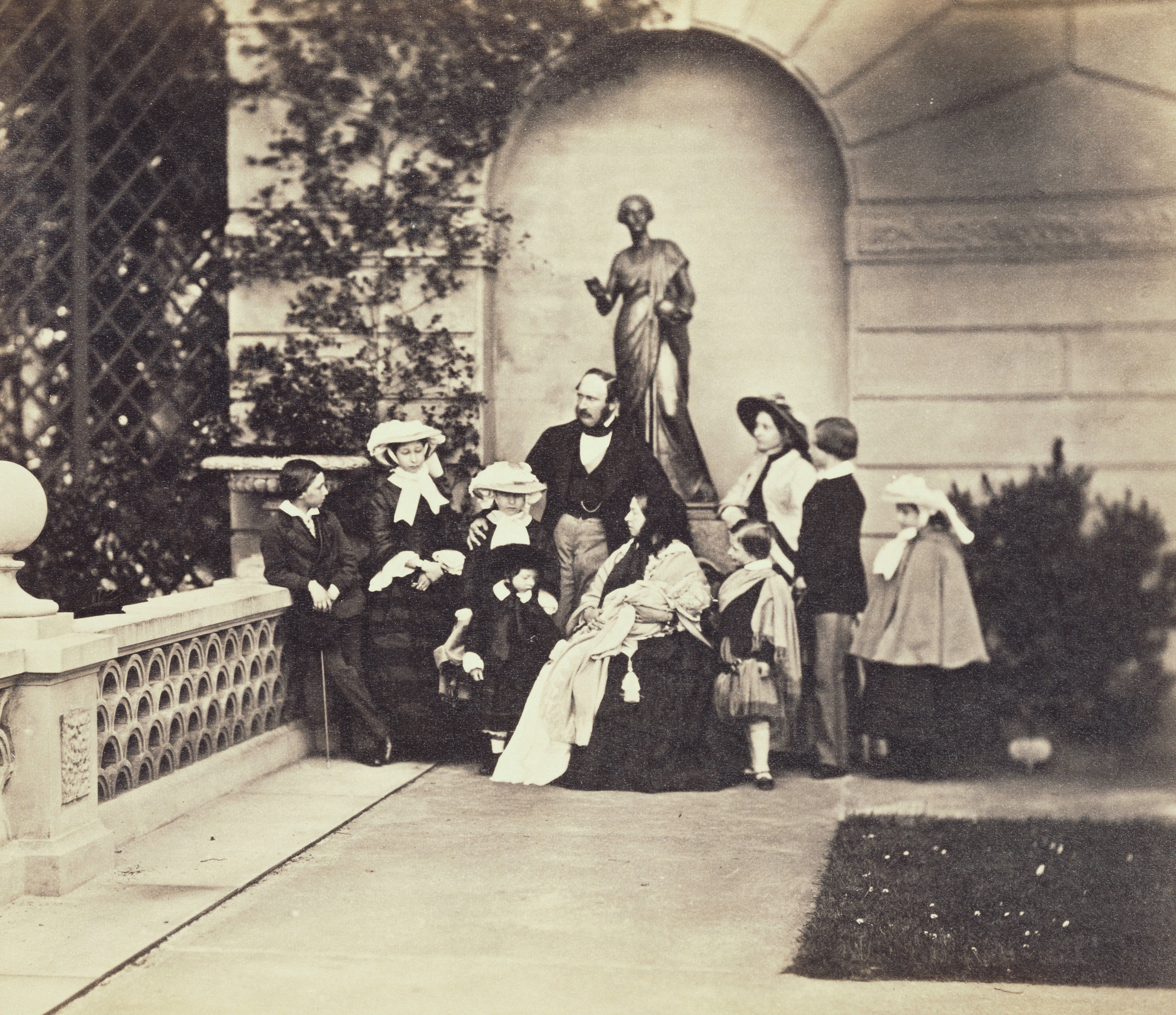 Caldesi & Montecchi - The Royal Family, Osborne 1857 - Google Art Project