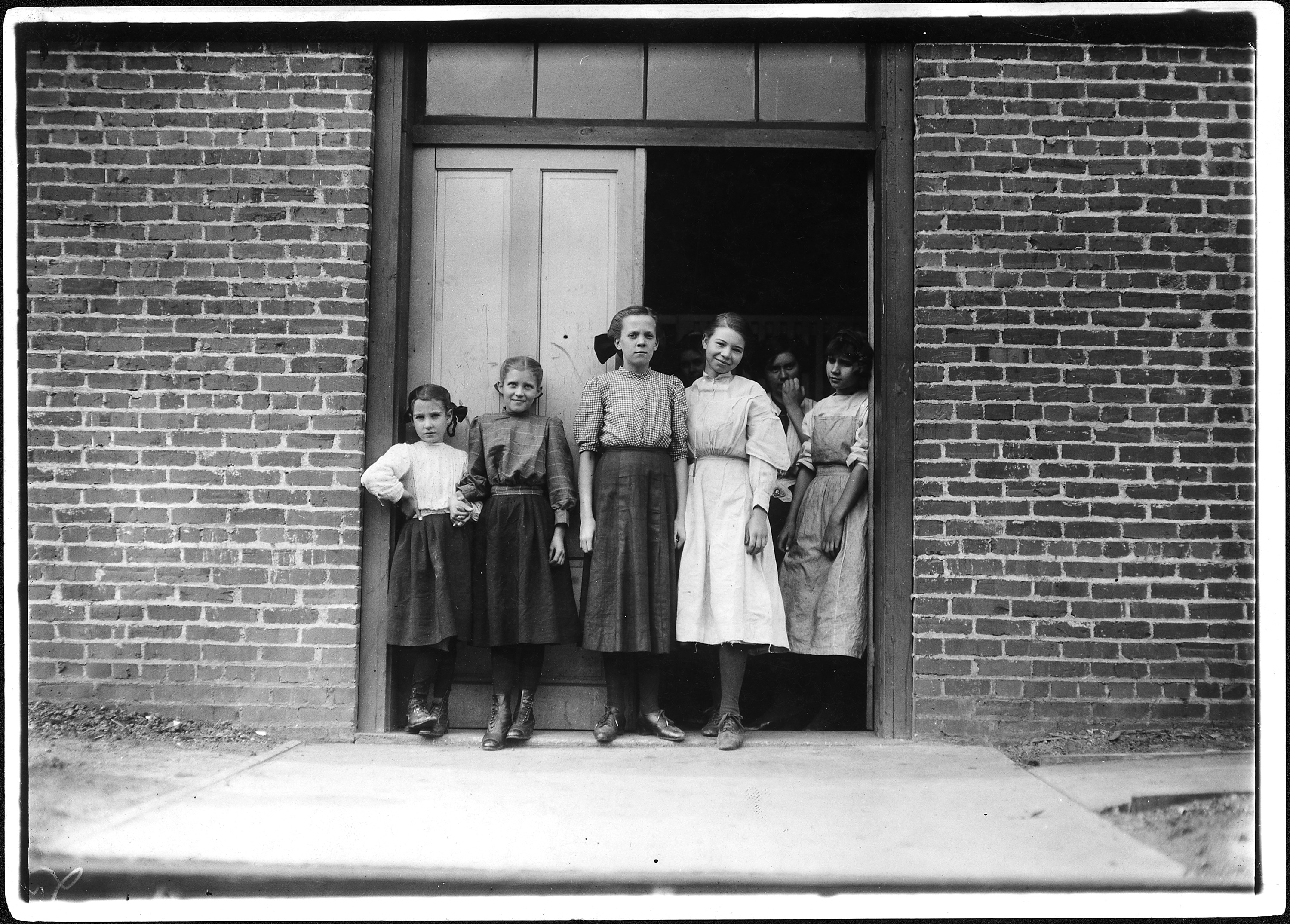 Group of young girls, all working in May Hosiery Mills. Nashville, Tenn. - NARA - 523341