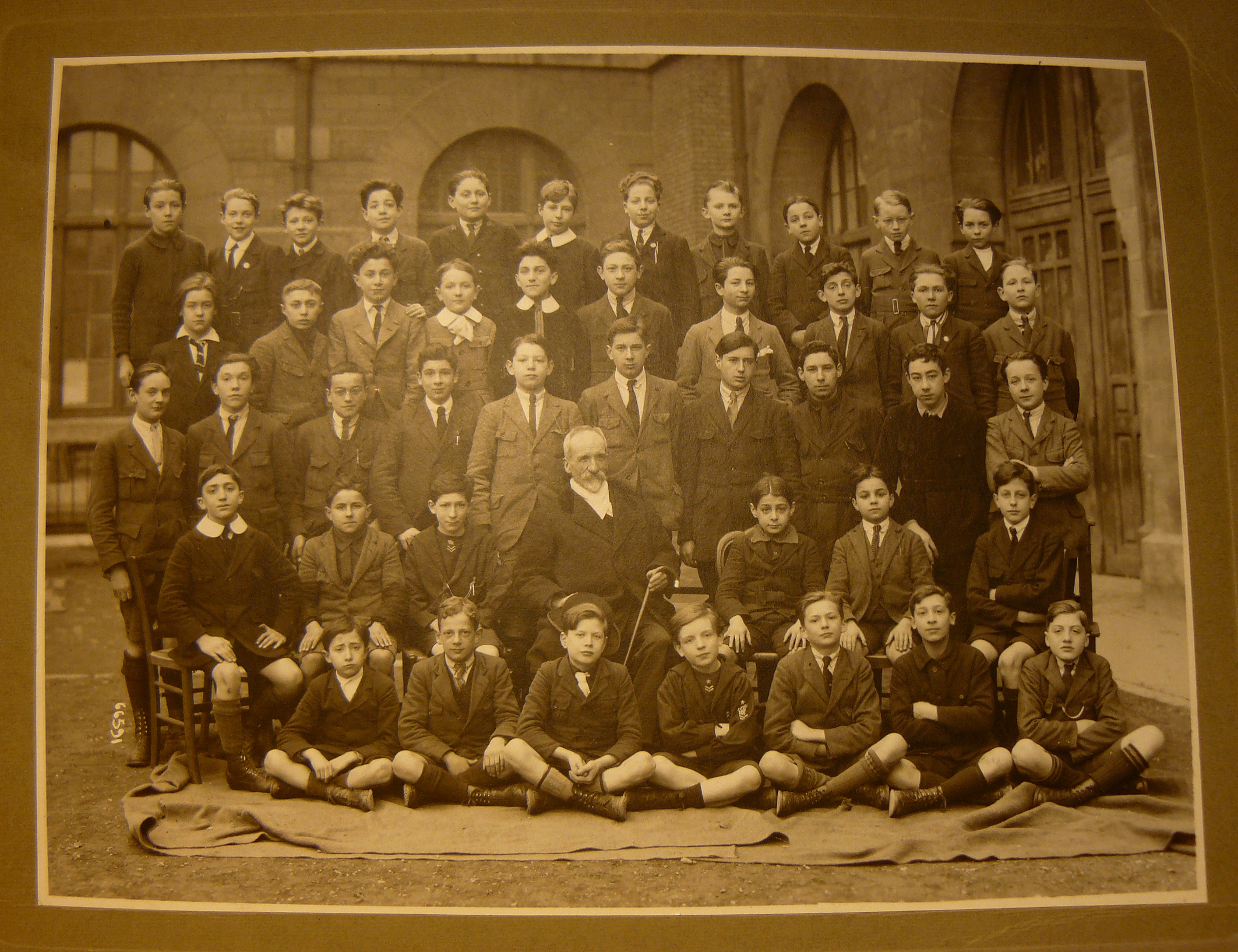 Photo de classe vers 1910-1920