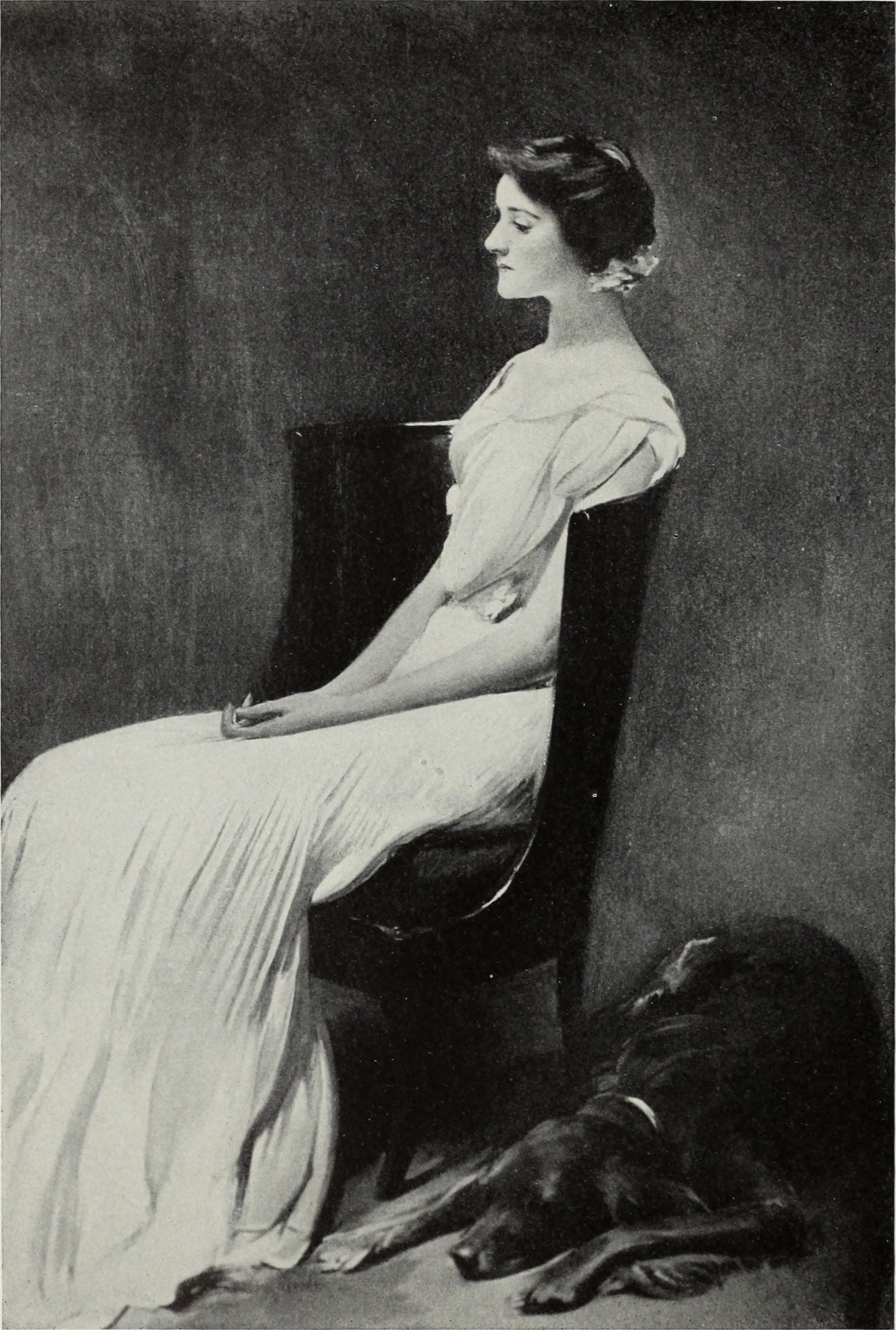 Portrait of Miss R (Dorothy Quincy Roosevelt) by John White Alexander