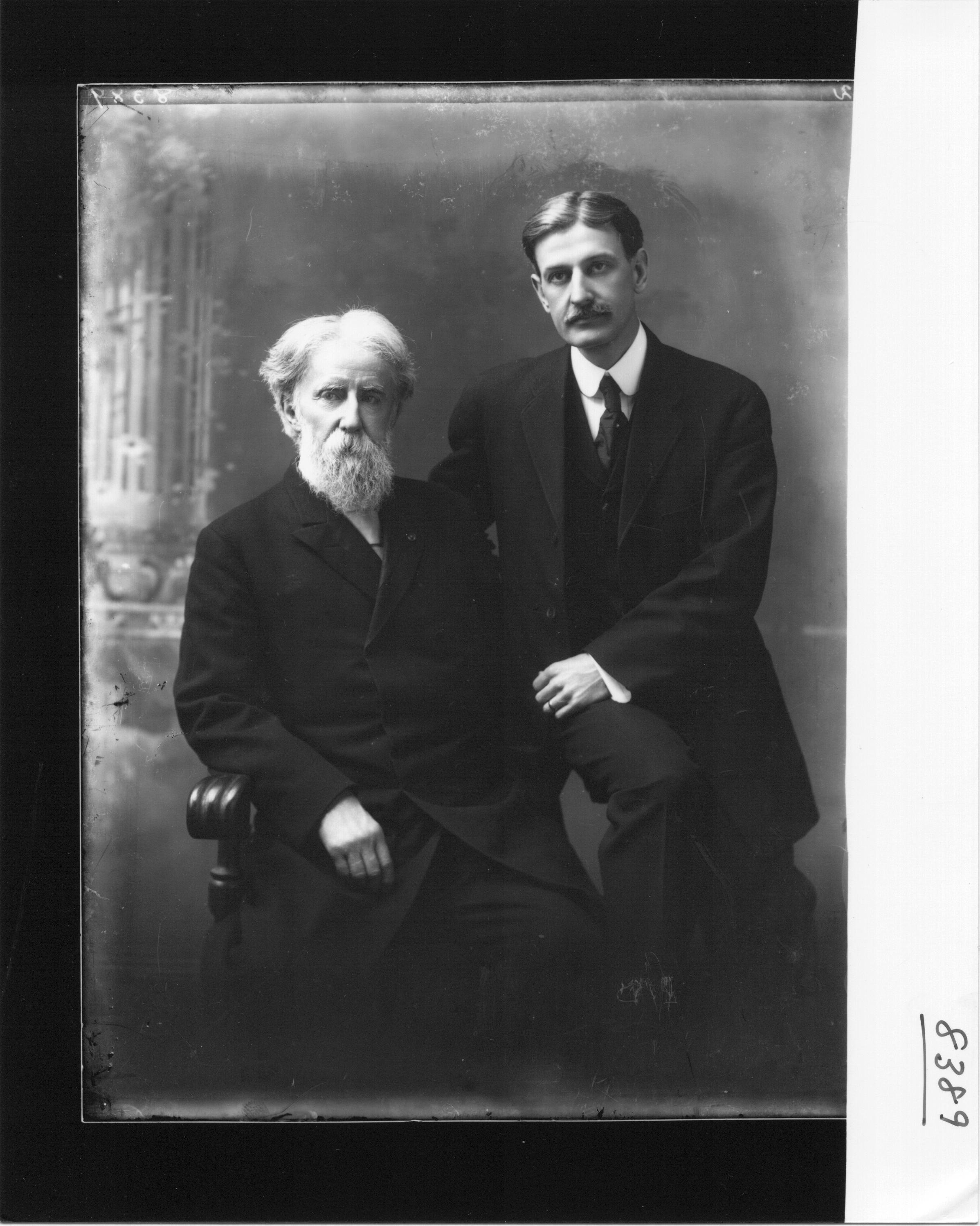 Portrait photograph of Dr. Joseph Nate with General Benjamin Runkle n.d. (3191883459)