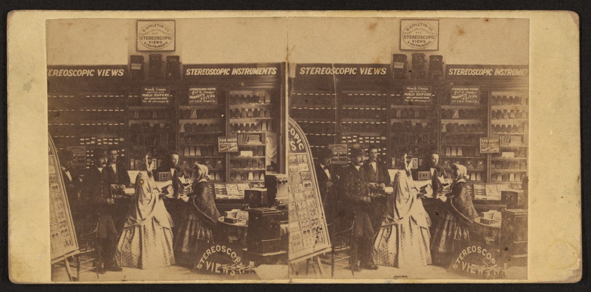 1870s D Appleton & Co stereoscopic views and implements Broadway NYC LC