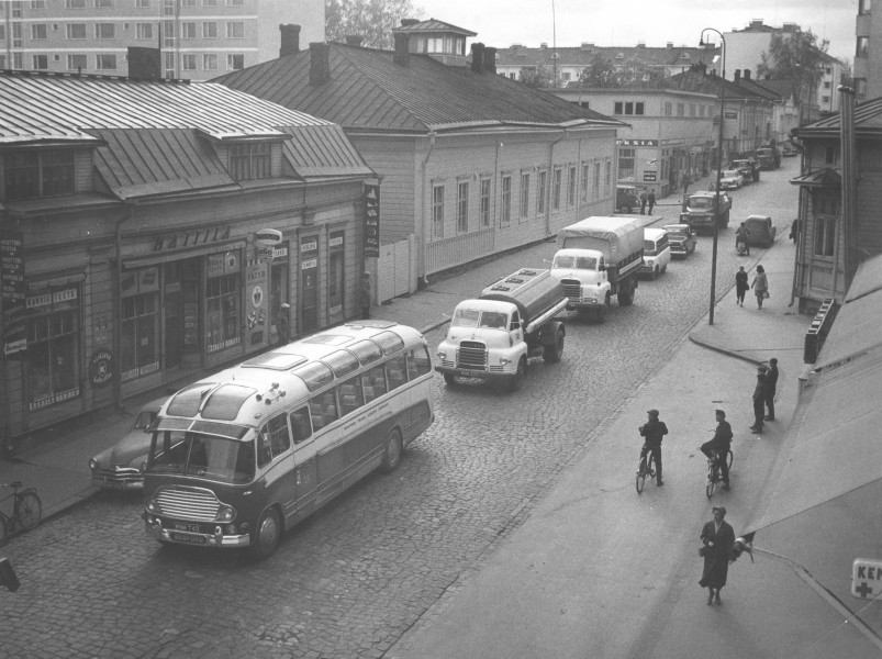1950's Bedford Sales Caravan in Jyväskylä, Finland