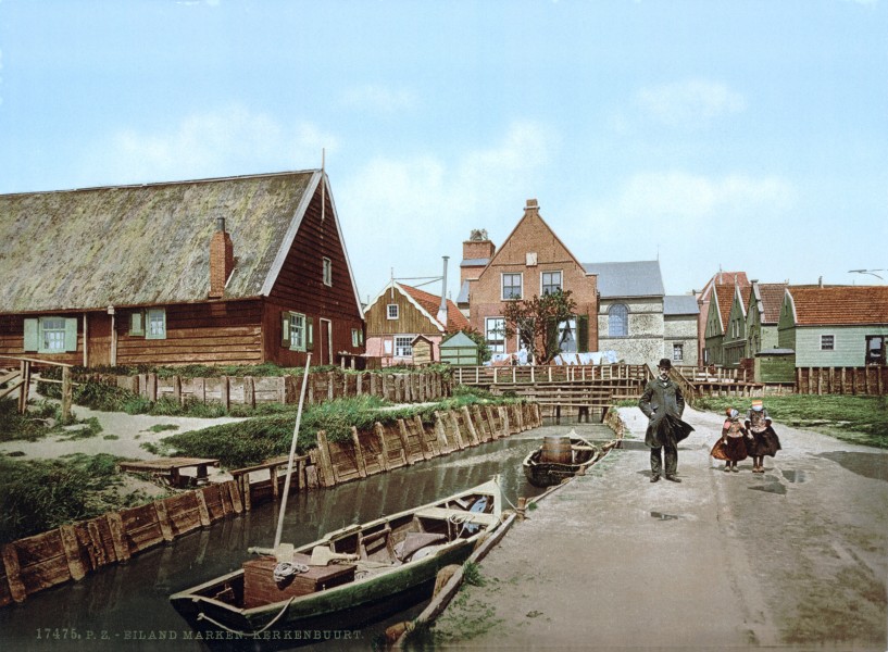 Eiland Marken - Kerkbuurt 1900