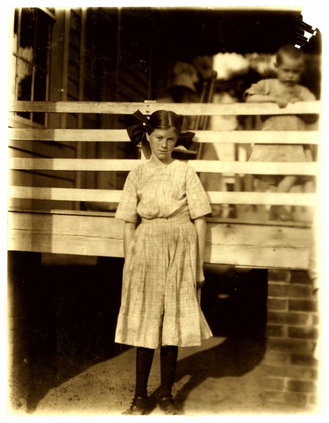 Lewis Hine, Lilly O'Sullivan, 13 years old, Drayton Mills, Spartanburg, South Carolina, 1912