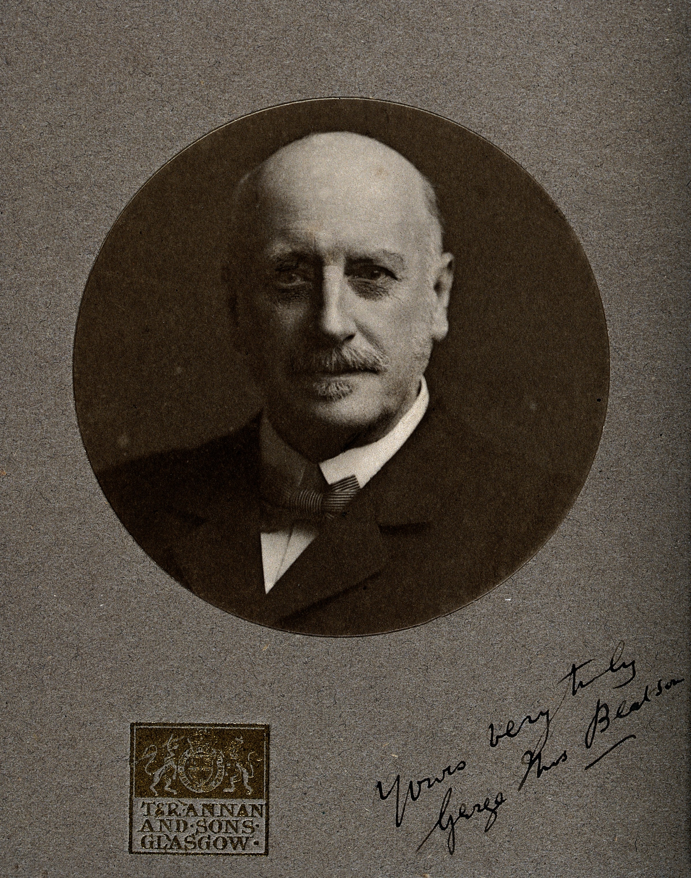 Sir George Thomas Beatson. Photograph by T. & R. Annan & Son Wellcome V0026013