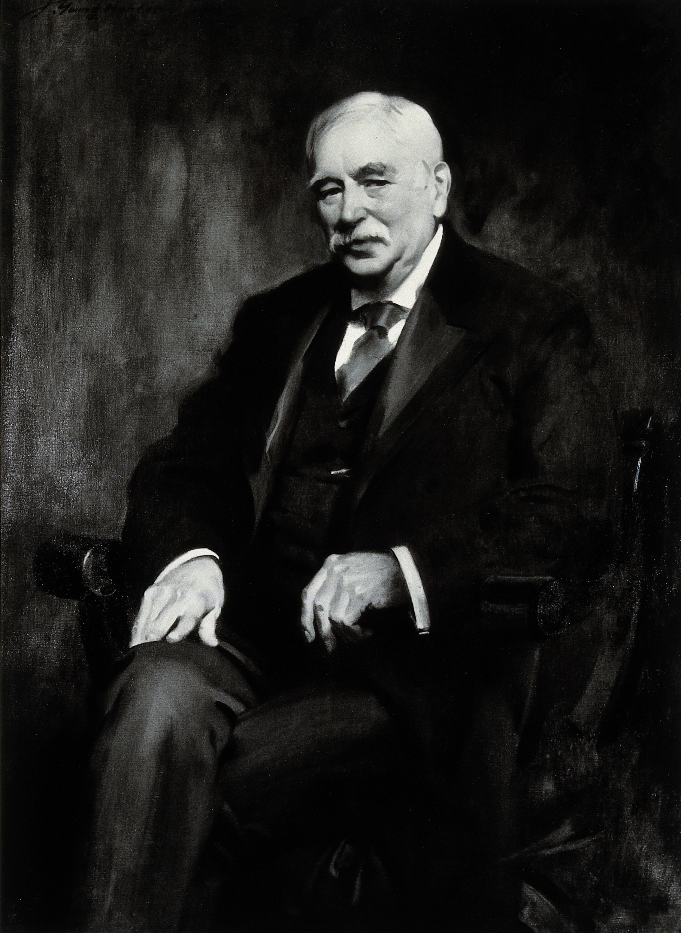Sir Patrick Manson. Photograph after a painting. Wellcome V0027624
