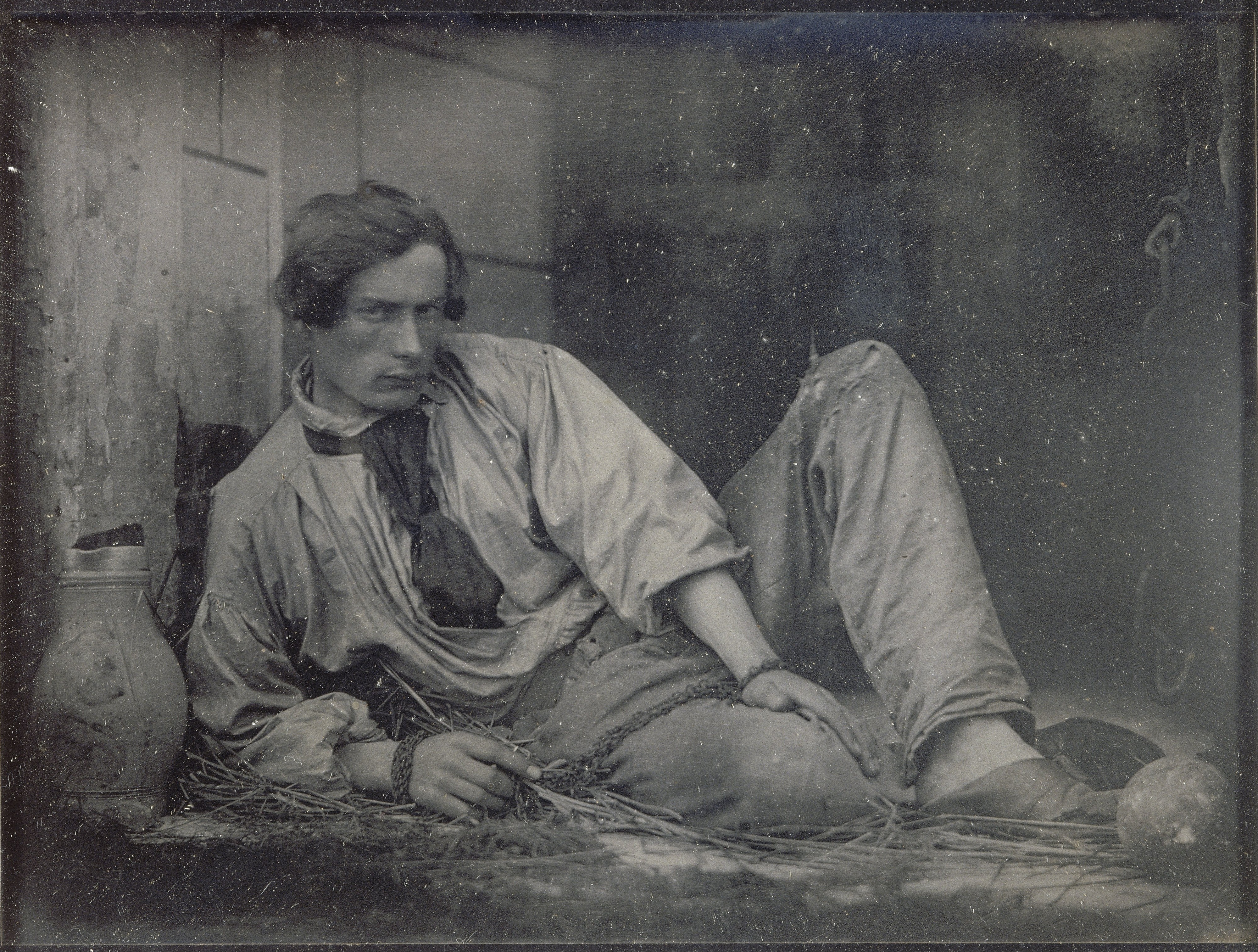 Louis Adolphe Humbert de Molard - Louis Dodier as a prisoner, 1847 - Google Art Project