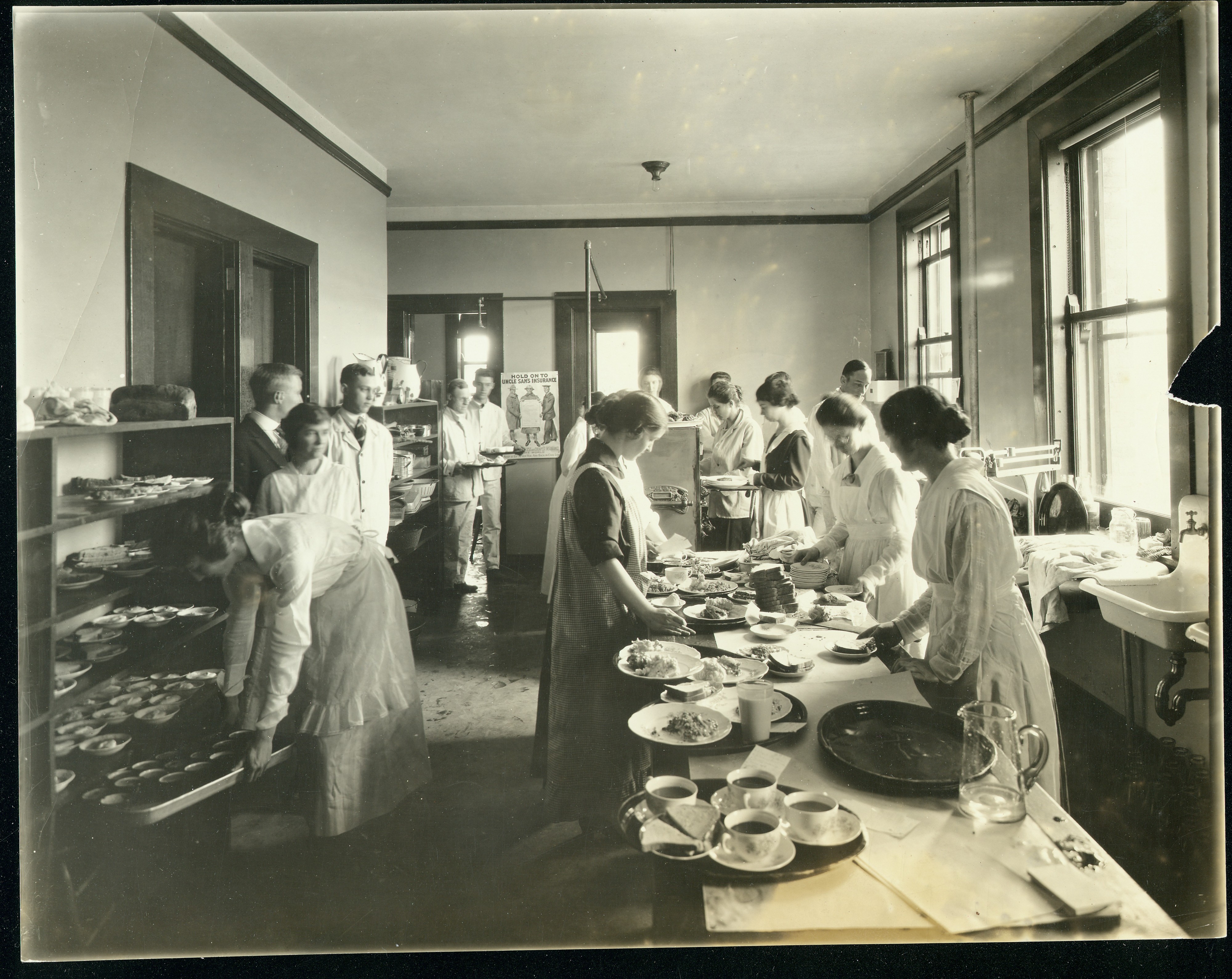 Poultry and Egg Dining Service held during the 1919 Farmers Week by the poultry - (3855426891)