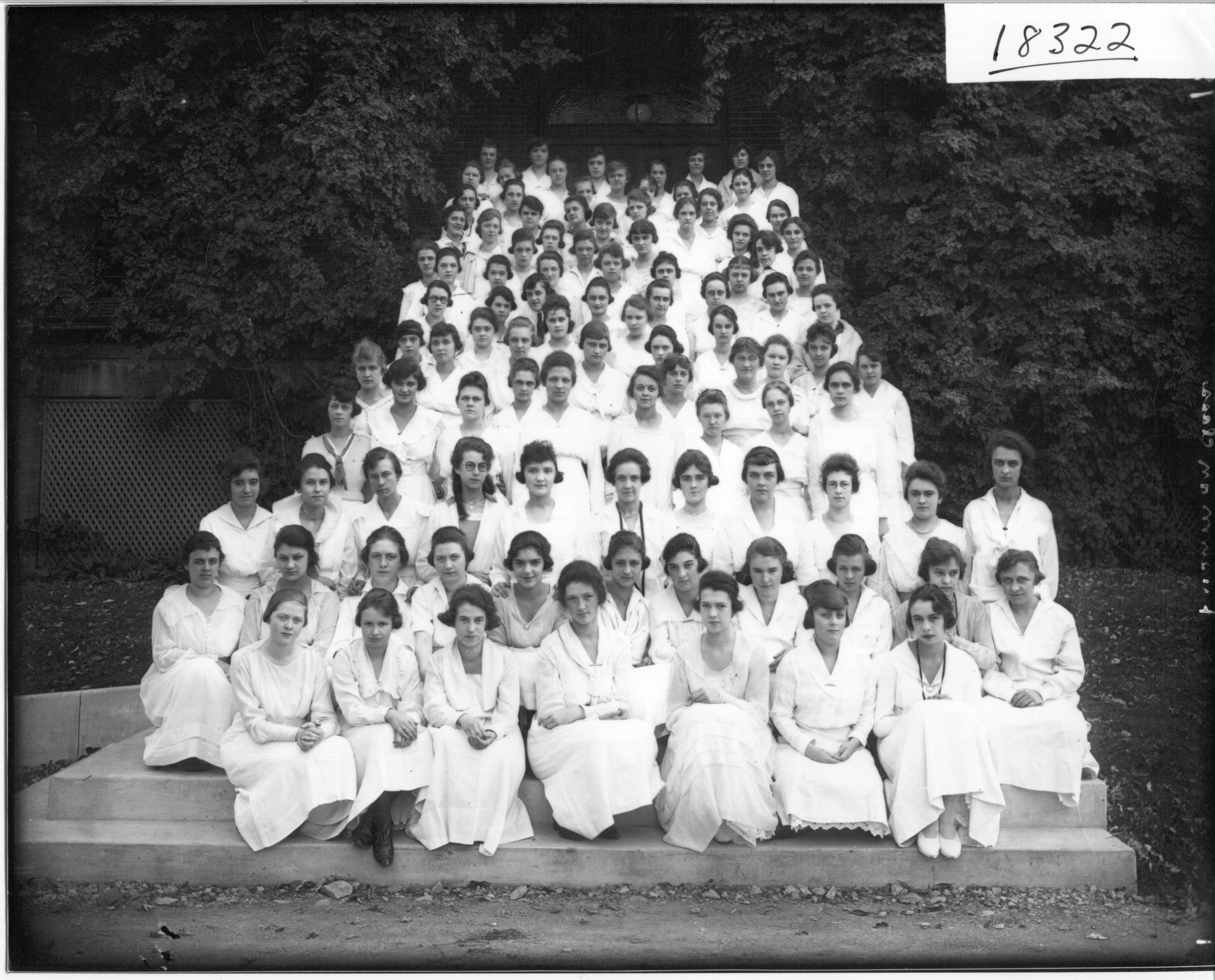 Western College freshman class in 1919 (3191410659)