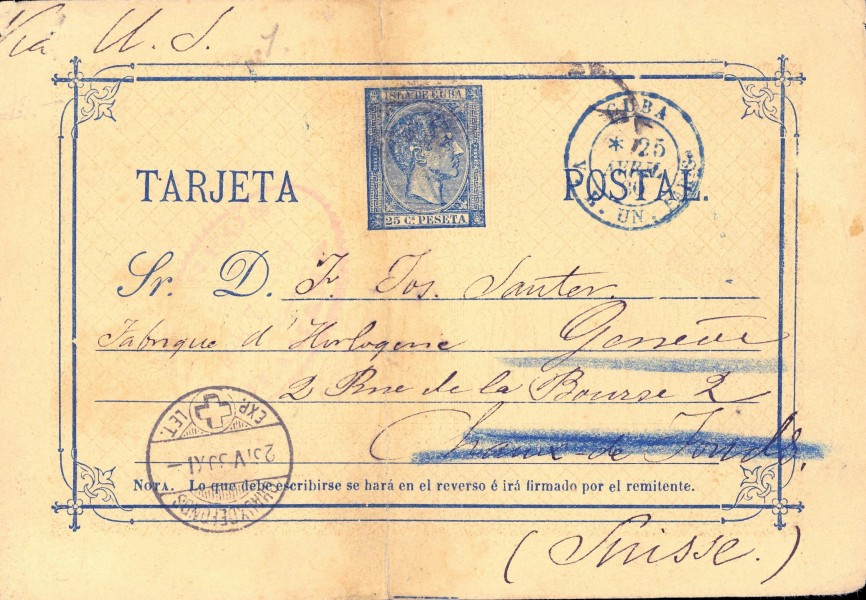 1878-Cuba-25c-PostalCard-Used