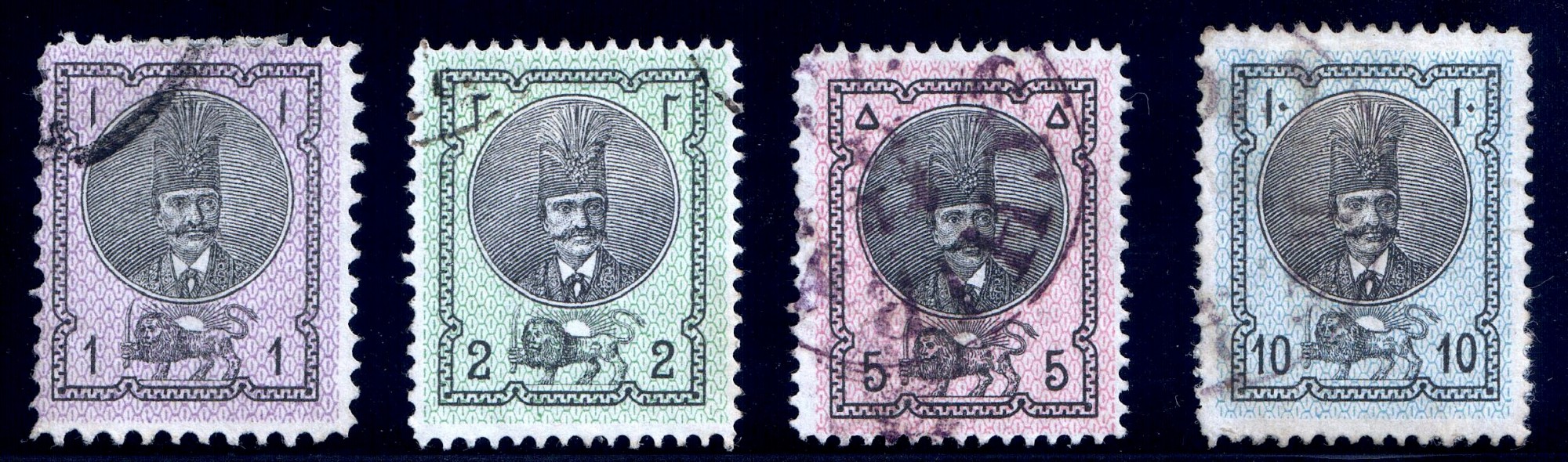 Iran 1876 Sc27-30