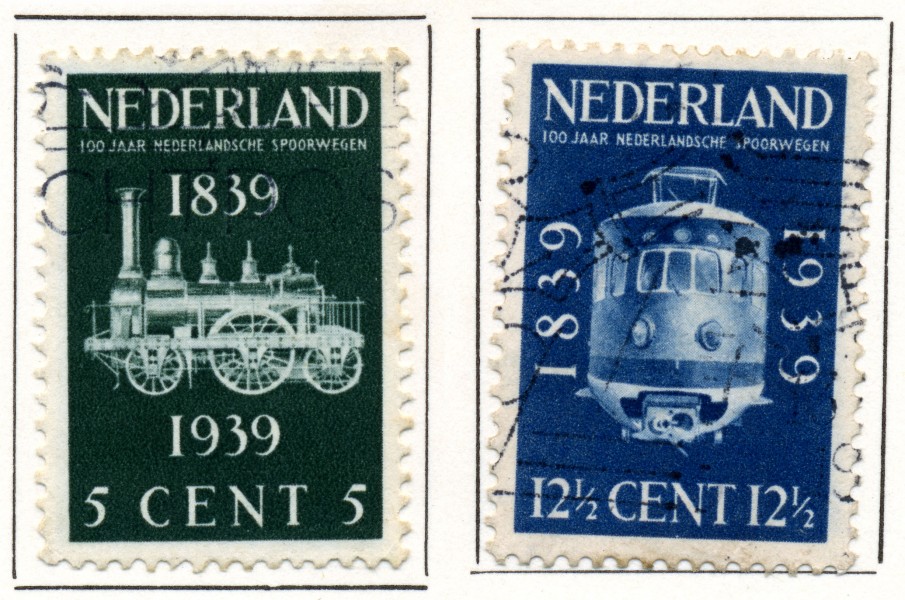 Postzegel NL 1939 nr325-326
