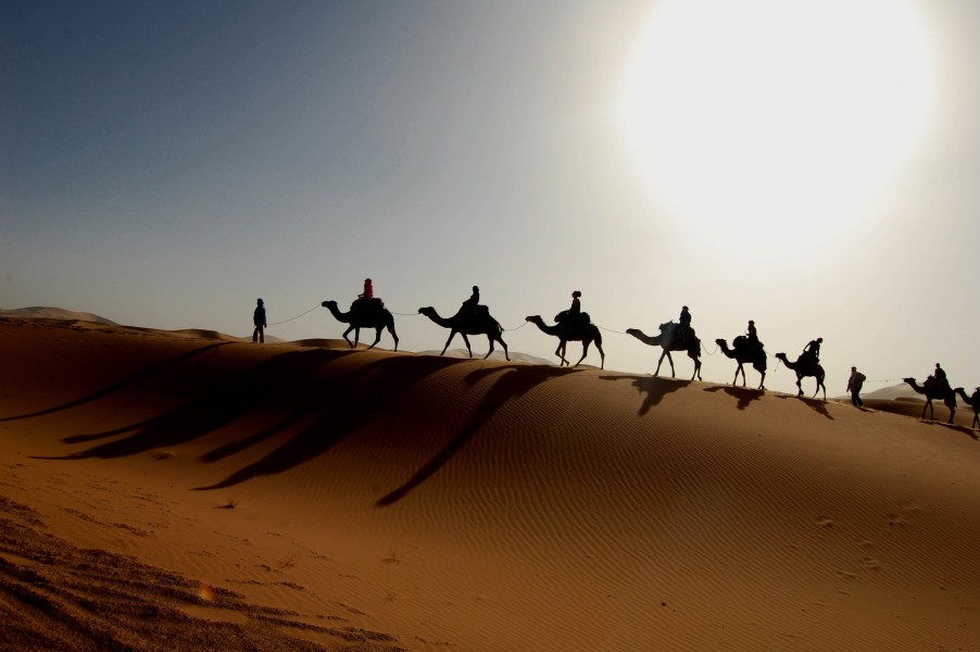 Maroc Sahara caravane