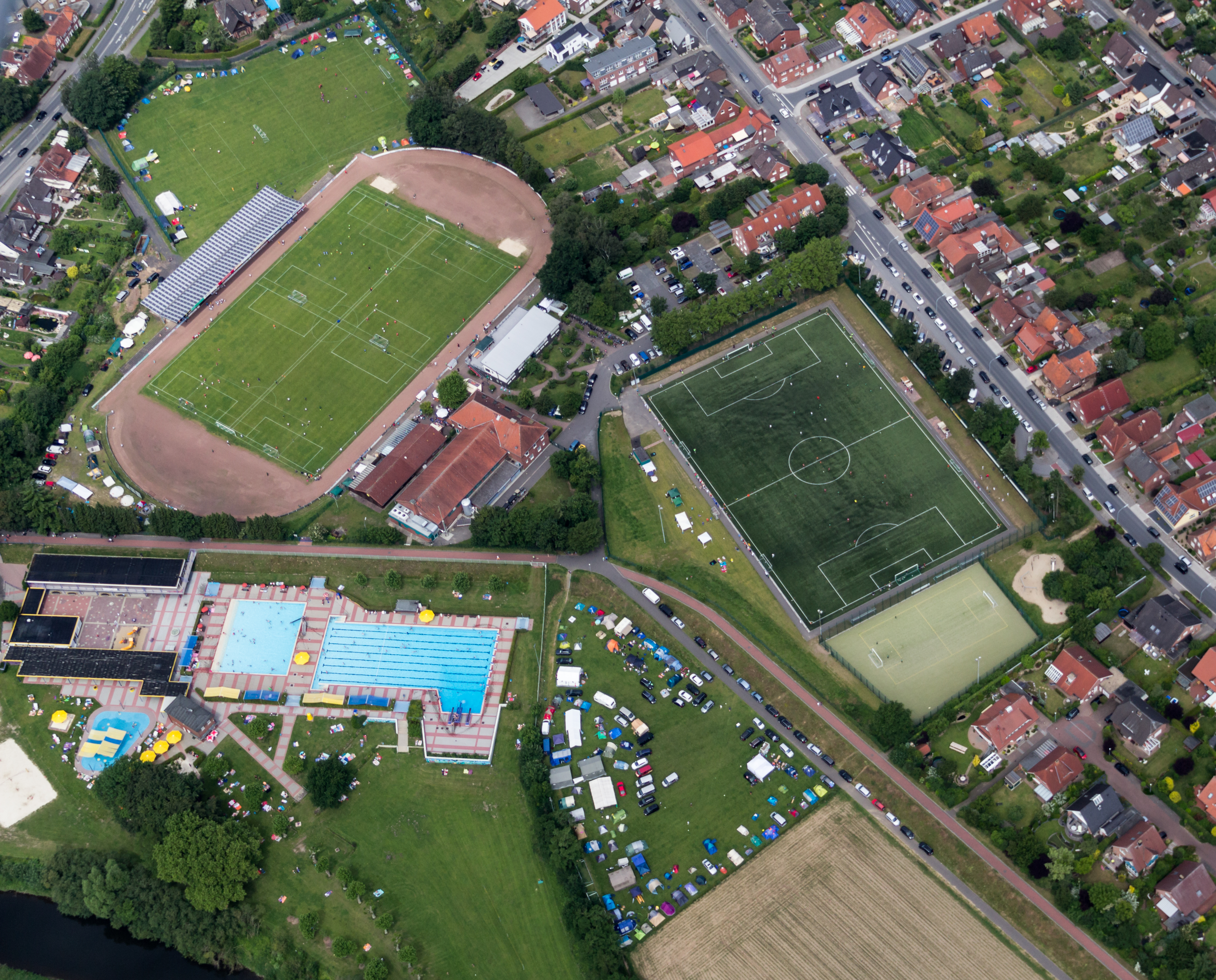 Greven, Freibad Schöneflieth und Sportplatz -- 2014 -- 9851