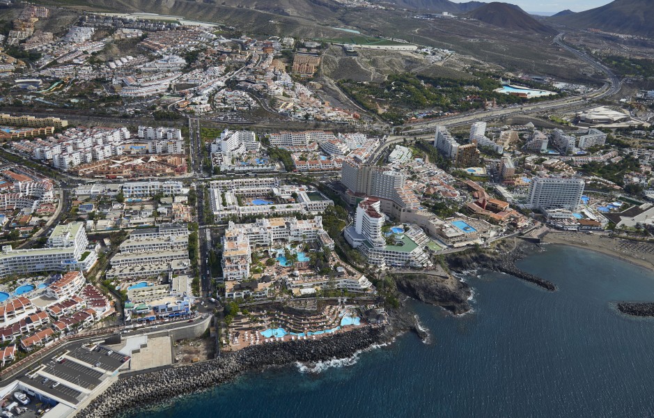 A0437 Tenerife, Adeje aerial view