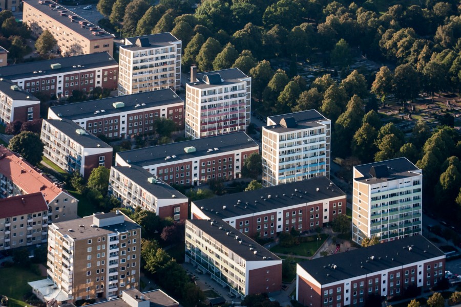 Östra Sorgenfri–flygbild 06 september 2014