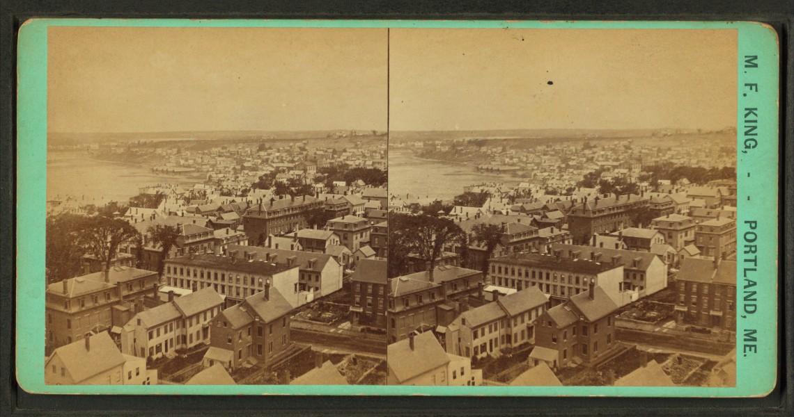 A view of Portland, Maine, by M. F. King