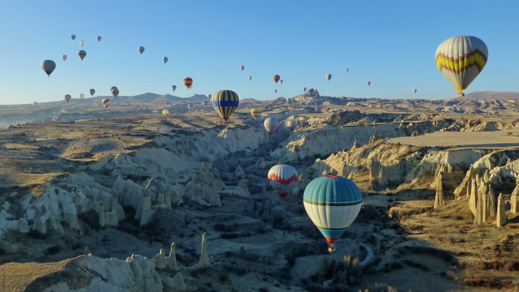 Aerial view of Love valley Cappadocia from hot air balloon 1510232 3 4 Compressor