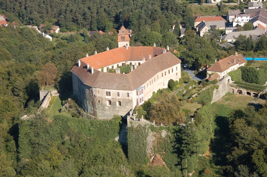 Burg Bernstein, Luftbild