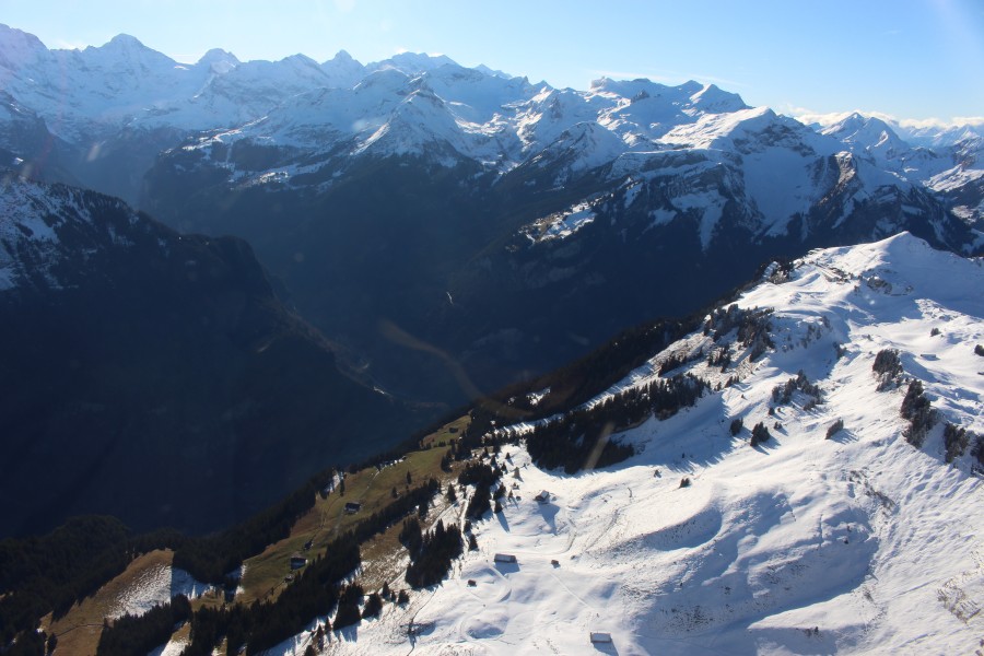 Helikopterflug in den Berner Alpen von Lauterbrunnen ausgehen (2014) -27