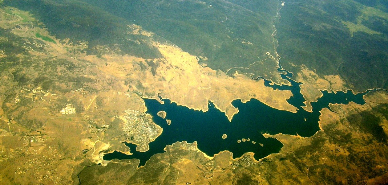 Lake Jindabyne aerial
