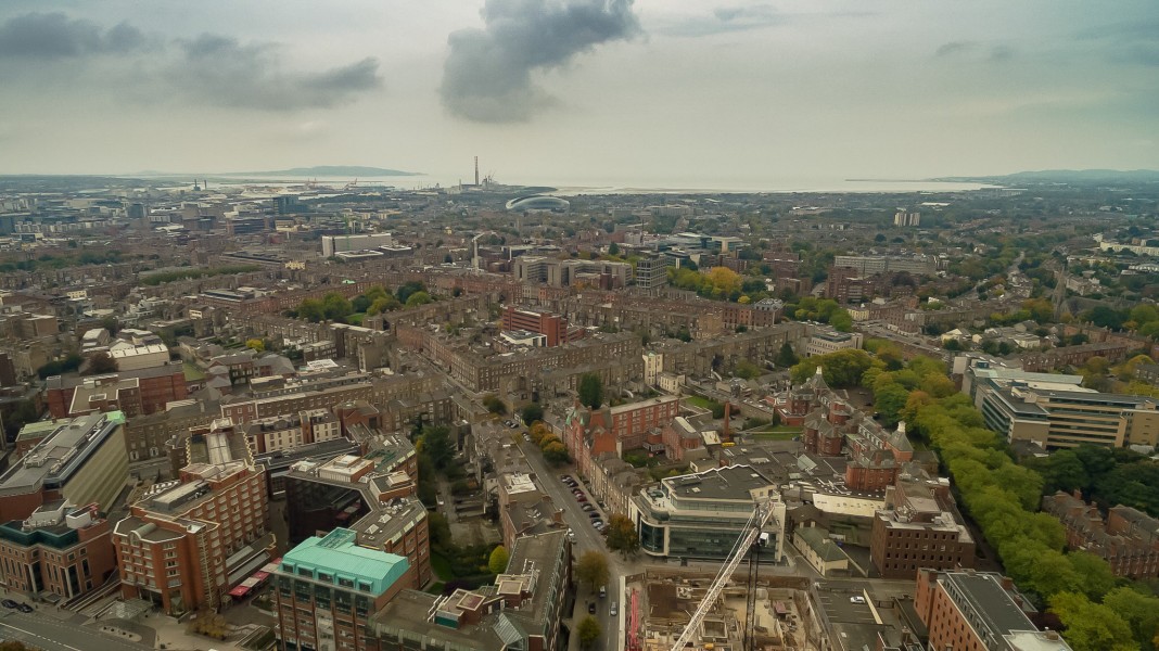 Luftbild von Dublin, Irland (21953997218)