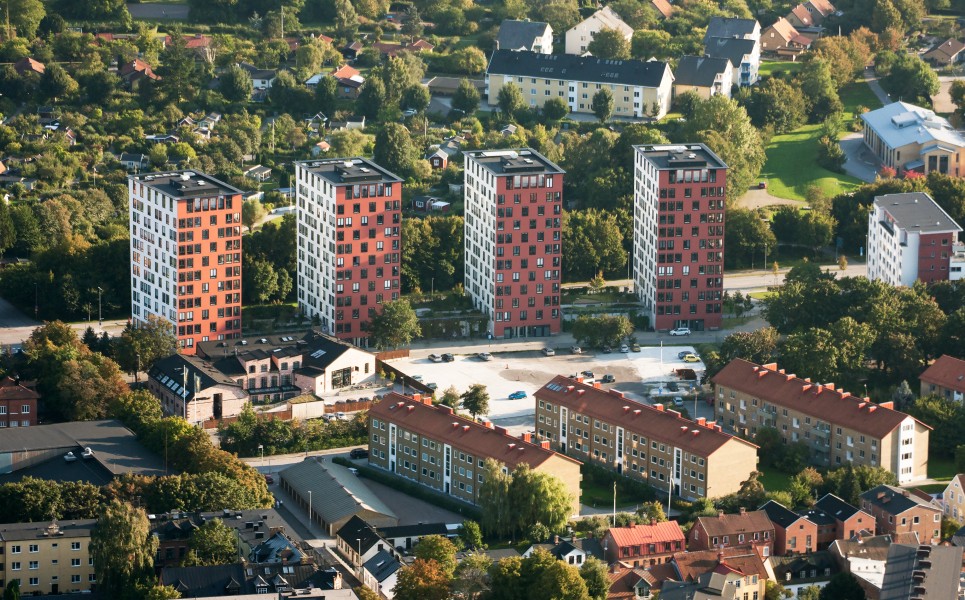 Margretedal i Lund–flygbild 06 september 2014